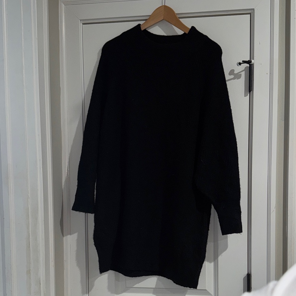 Topshop Charcoal Knit Sweater